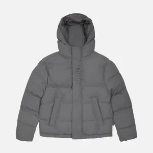 Trapstar Decoded Hooded Padded Jacket Gray